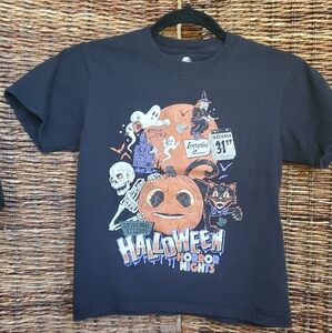 Universal Studios Halloween Horror Nights Kids Costume Tee - Black and Orange